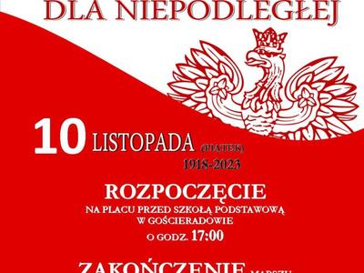 Zdjęcie w barwach narodowych z godłem