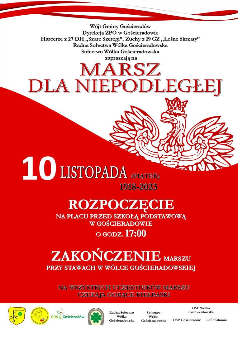 Zdjęcie w barwach narodowych z godłem