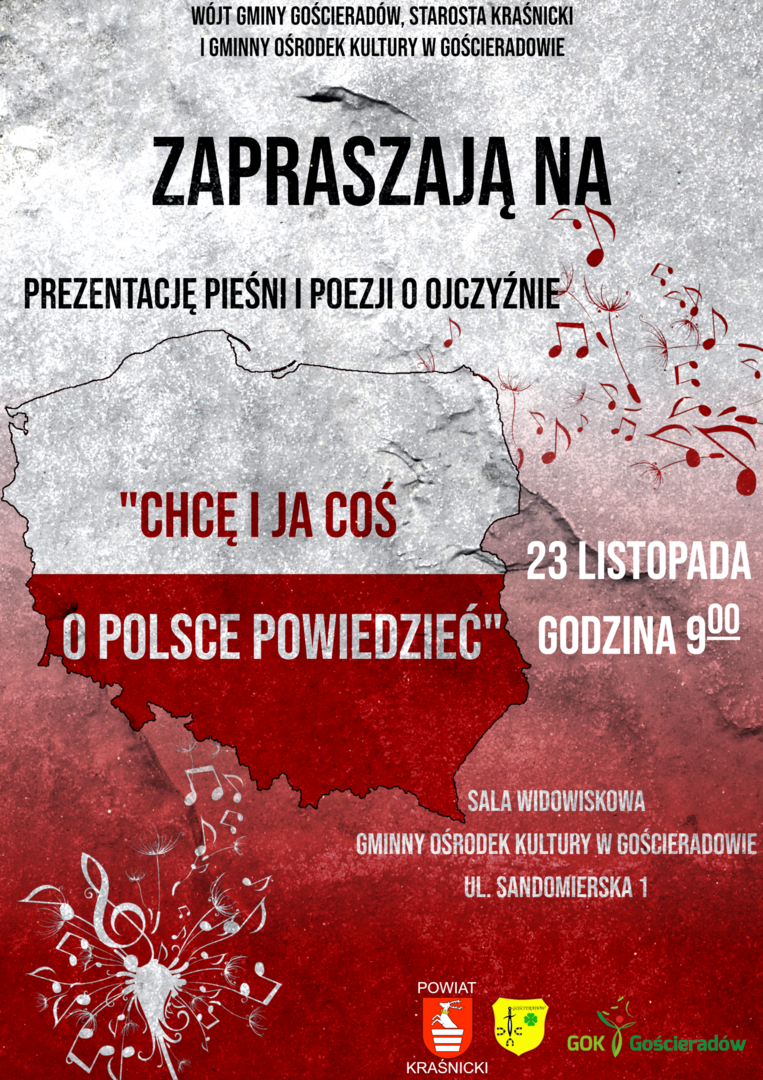 na zdjęciu zarys mapy polski w kolorach narodowych