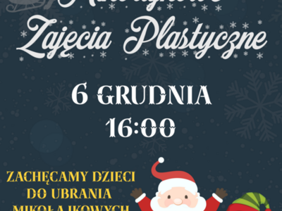 na zdjęciu Mikołaj z elfem