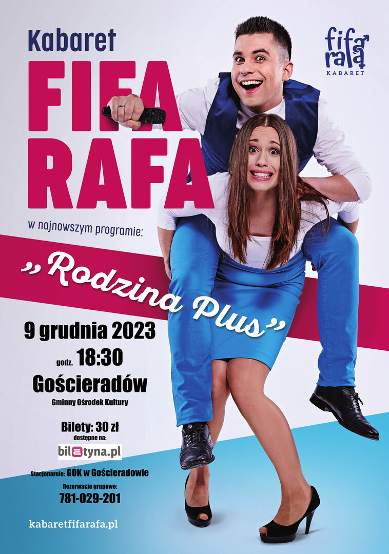 Na zdjęciu wizerunki członków kabaretu