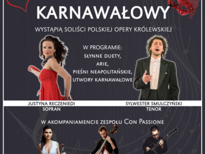 na zdjęciu sylwetki artystów