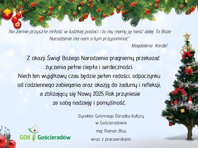 na zdjęciu choinka świąteczna