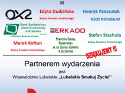 na zdjęciu logotypy partnerów i sponsorów
