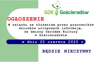 na zdjęciu treść ogłoszenia