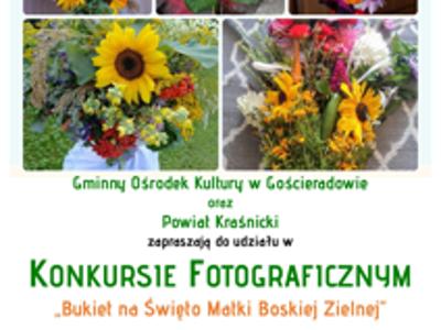 na plakacie 5 bukietów