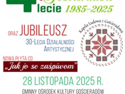 na plakacie jubileuszowe logotypy