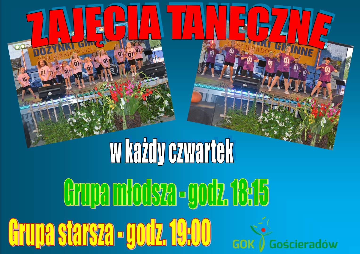 dzieci i młodzież tańcząca