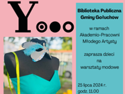 Plakat Warsztaty Modowe