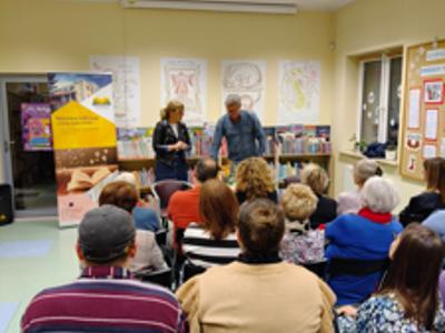Marcin Meller, Monika Sobczak-Waliś i publiczność.
