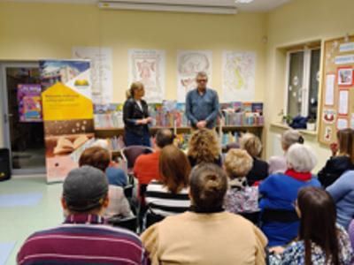 Marcin Meller, Monika Sobczak-Waliś i publiczność.