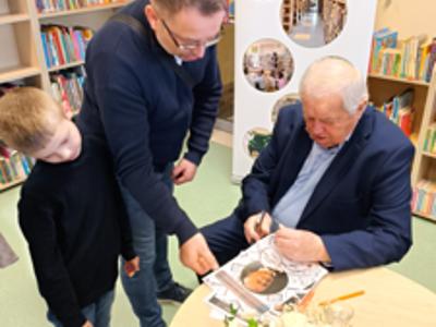 Marian Dziędziel i publiczność