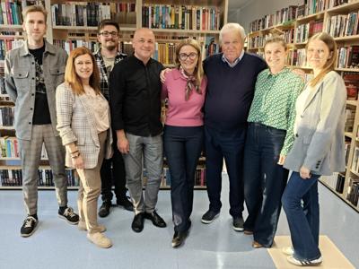 Marian Dziędziel, Dariusz Rekosz i zespół biblioteczny
