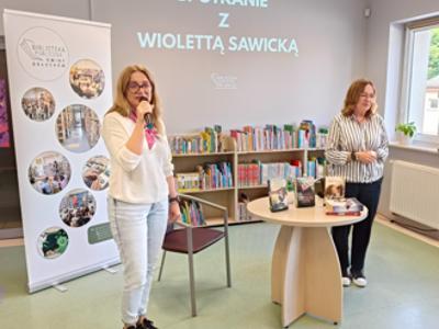 Dyrektor Monika Sobczak-Waliś i Wioletta Sawicka