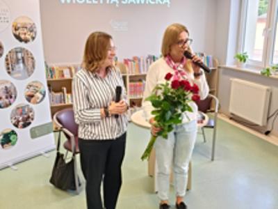 Dyrektor Monika Sobczak-Waliś i Wioletta Sawicka