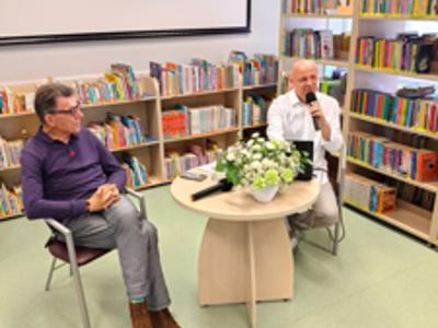 Spotkanie z Mirosławem Zbrojewiczem - Mirosław Zbrojewicz i Dariusz Rekosz