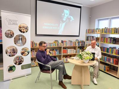 Spotkanie z Mirosławem Zbrojewiczem - Mirosław Zbrojewicz i Dariusz Rekosz