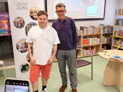 Spotkanie z Mirosławem Zbrojewiczem - Mirosław Zbrojewicz i publiczność