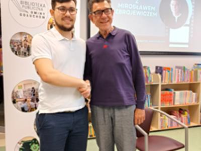 Spotkanie z Mirosławem Zbrojewiczem - Mirosław Zbrojewicz i publiczność