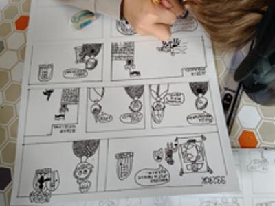 3-dniowe Warsztaty Komiksowe dla dzieci i młodzieży - Dzień 3