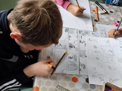 3-dniowe Warsztaty Komiksowe dla dzieci i młodzieży - Dzień 3