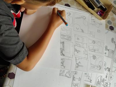 3-dniowe Warsztaty Komiksowe dla dzieci i młodzieży - Dzień 3