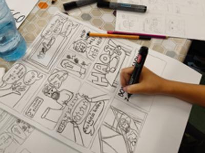 3-dniowe Warsztaty Komiksowe dla dzieci i młodzieży - Dzień 3