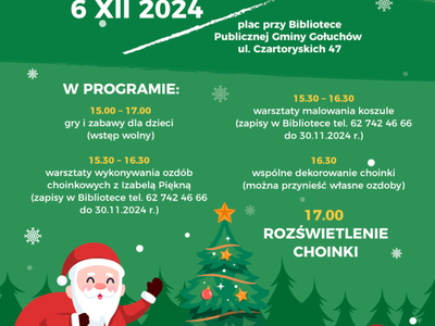 Wspólne ubieranie i rozświetlenie choinki