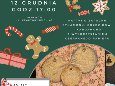 Warsztaty robienia kartek świątecznych