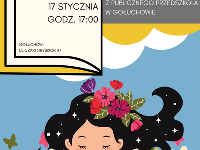 Plakat II Gołuchowska Gala Czytelnik Roku