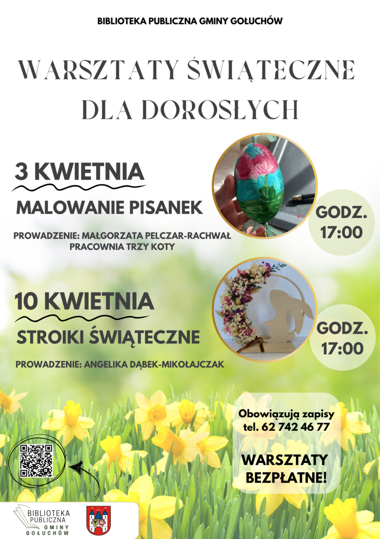 Plakat Warsztaty świąteczne dla dorosłych