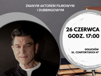 Plakat Spotkanie z Mirosławem Zbrojewiczem