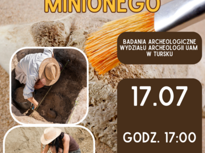 Plakat Spotkanie z archeologami