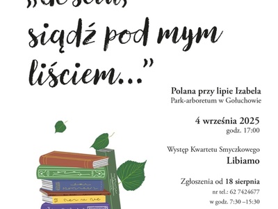 Narodowe Czytanie 2025 "Gościu siądź pod mym liściem..."