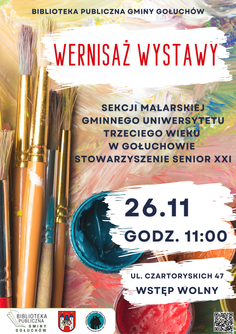 Plakat Wernisaż Wystawy