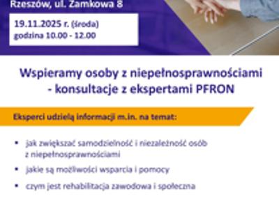 KONSULTACJE_Z_EKSPERTAMI_PFRON_PLAKAT