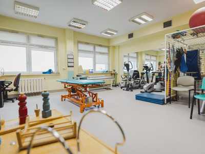 Sala rehabilitacyjna oddziału 