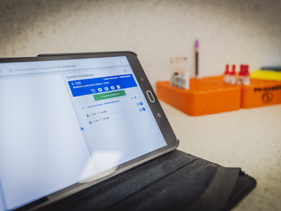Monitor systemu kolejkowego 