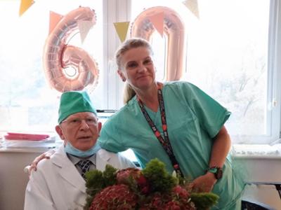 dr Kawczyński - 60 lecie pracy zawodowej