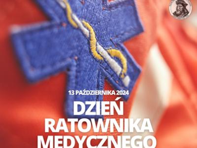 Plakat z okazji Dnia Ratownika Medycznego
