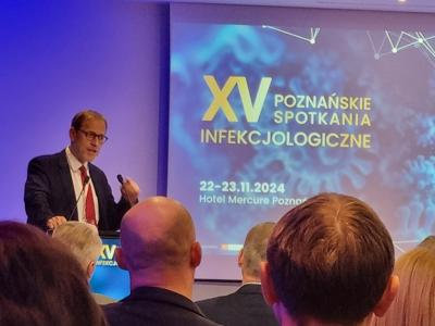 Zdjęcie z konferencji naukowej pt. „Choroby zakaźne – wyzwania współczesnej medycyny”