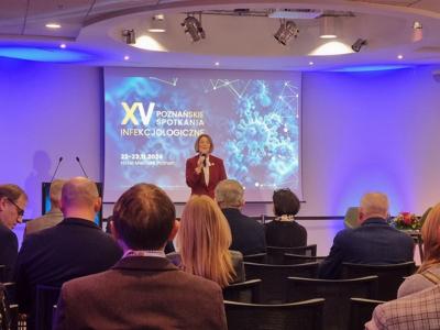 Zdjęcie z konferencji naukowej pt. „Choroby zakaźne – wyzwania współczesnej medycyny”