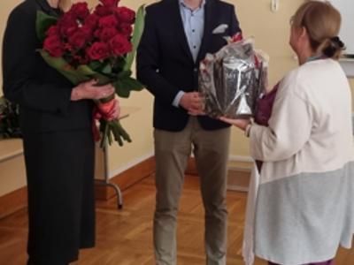 zdjęcie z spotkania pożegnalnego Zastępcy Dyrektora Macieja Sobkowskiego