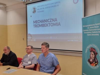 briefing prasowy Trombektomia mechaniczna w naszym Szpitalu