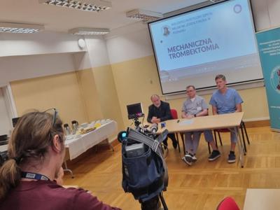 briefing prasowy Trombektomia mechaniczna w naszym Szpitalu