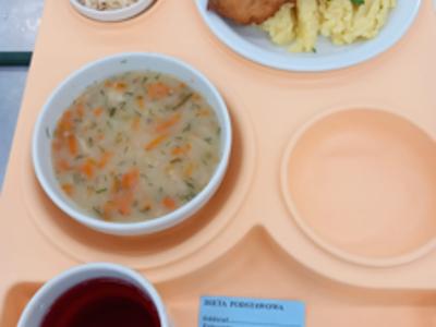 Posiłek na dzień 18.12.2024 roku (środa)- obiad dieta podstawowa