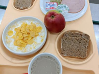 Posiłek na dzień 19.12.2024 roku (czwartek)- śniadanie dieta cukrzycowa- dieta z ograniczeniem łatwo przyswajalnych węglowodanów