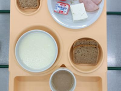 Posiłek na dzień 18.12.2024 roku (środa)- śniadanie dieta cukrzycowa- dieta z ograniczeniem łatwo przyswajalnych węglowodanów