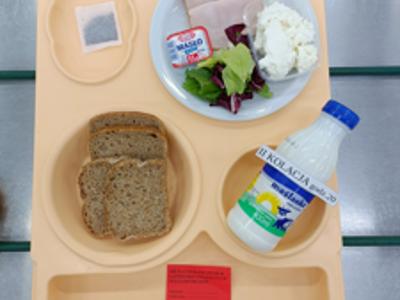 Posiłek na dzień 18.12.2024 roku (środa)- kolacja dieta cukrzycowa- dieta z ograniczeniem łatwo przyswajalnych węglowodanów