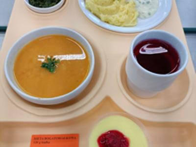 Posiłek na dzień 23.12.2024 roku (poniedziałke) obiad dieta łatwostrawna bogatobiałkowa